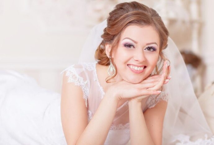 bride enjoying her wedding day