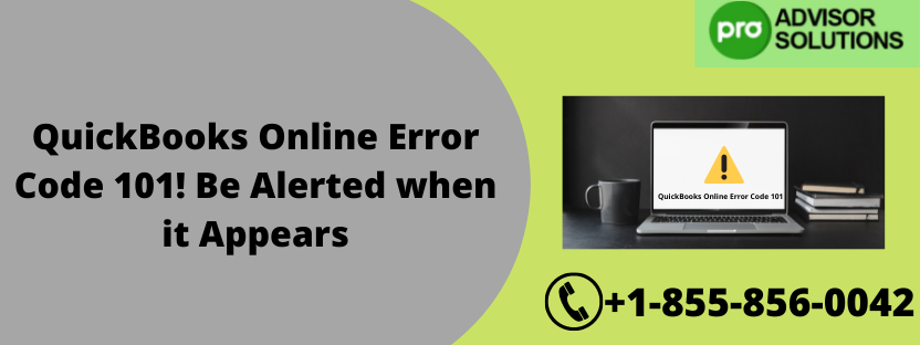 QuickBooks Online Error Code 101