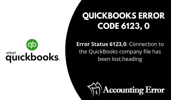 QuickBooks Error Code 6123