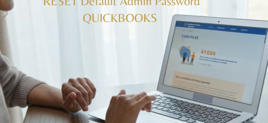 Quickbooks Default Admin Password