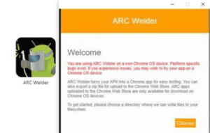 Ark welder launcher