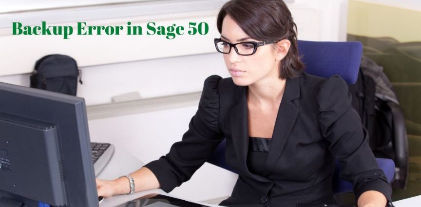 Sage 50 Backup Error