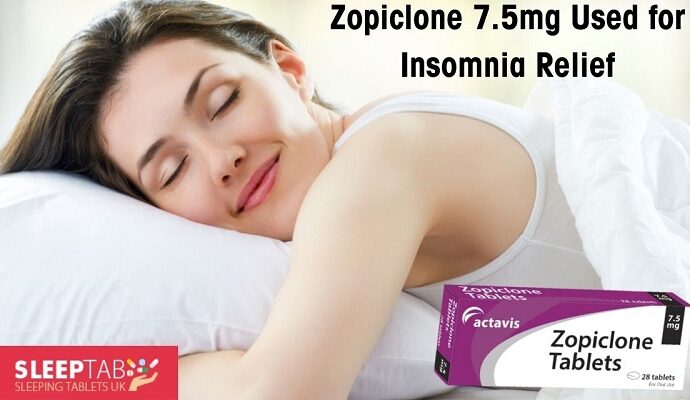 Zopiclone 7.5mg Used for Insomnia