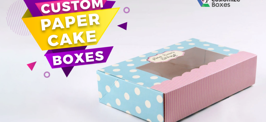 Custom Paper Cake Boxes