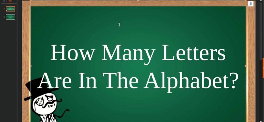 How many letters are in the Alphabet  is among the very first subjects you learn in schools. 