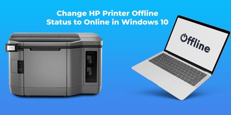 my HP printer is offline windows 10