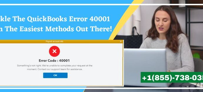 QuickBooks Error 40001