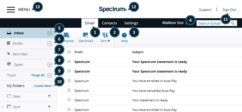 Using IMAP and SMTP Server Setup Spectrum Email Account