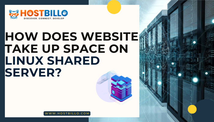 How Does Website Take Up Space on Linux Shared Server