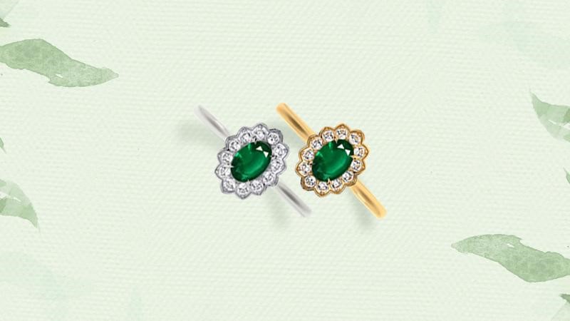 emerald gemstone ring for your outfits