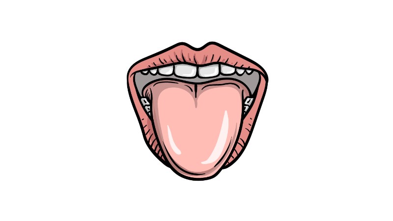 How to draw a Tongue – Drawing for kids