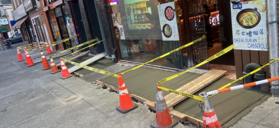 Sidewalk Concrete Repair Contractors NYC