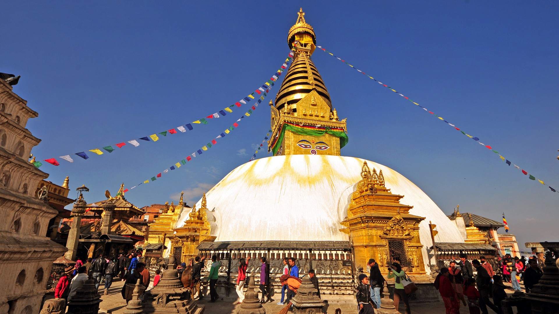 Swyambhunath nepal tourist attraction