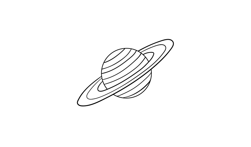 How to draw Saturn