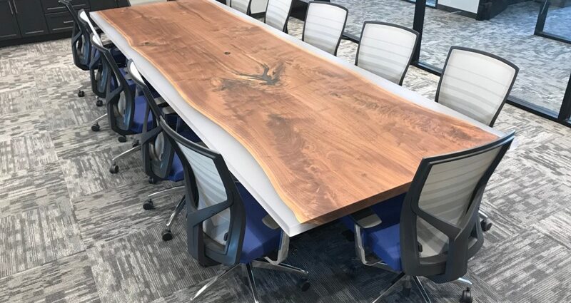 custom live edge tables