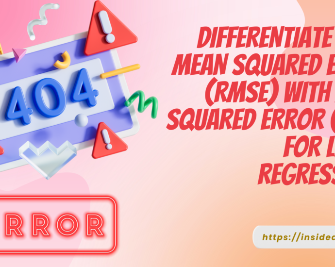 differentiate root mean squared error (rmse) with mean squared error (mse) for linear regression?