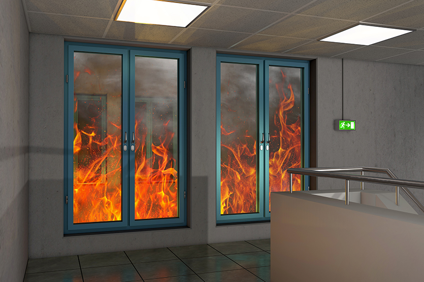 Glass Fire protection