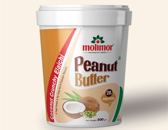 Coconut Crunchy Elaichi Peanut Butter