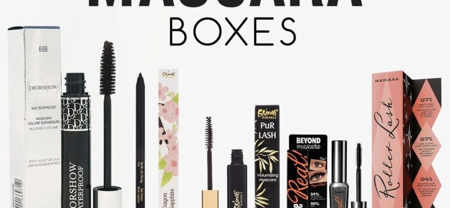 Custom mascara boxes