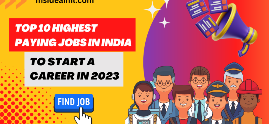 highest paying jobs in india