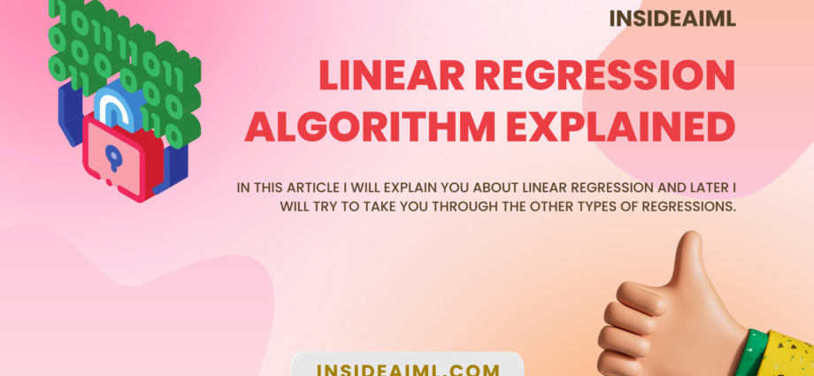 linear regression algorithm