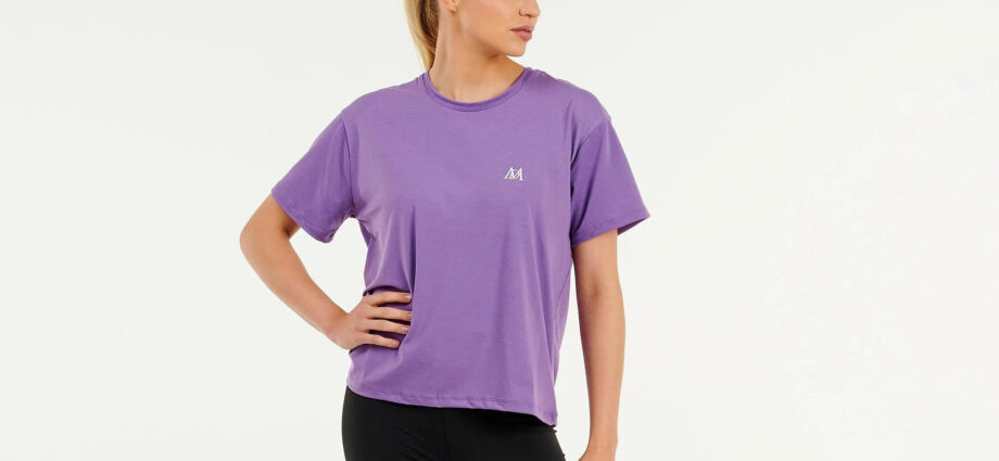 Purple oversize t shirt