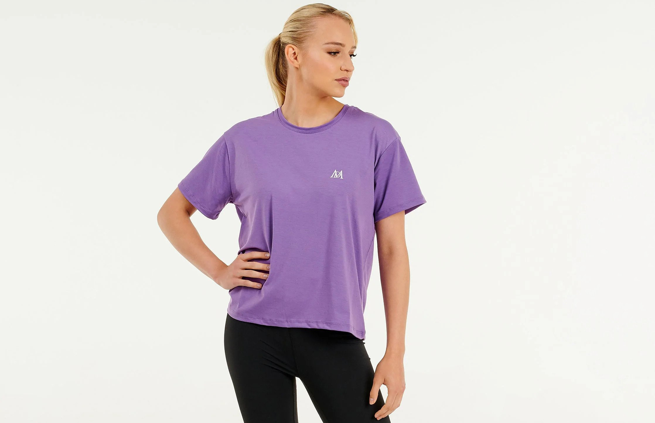 Purple oversize t shirt