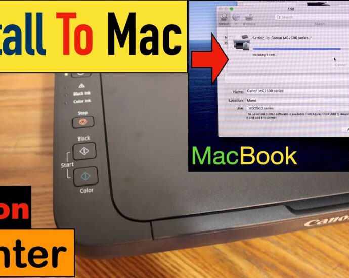 how to connect canon printer to mac