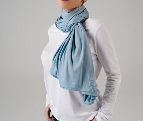 Blue Jersey scarf