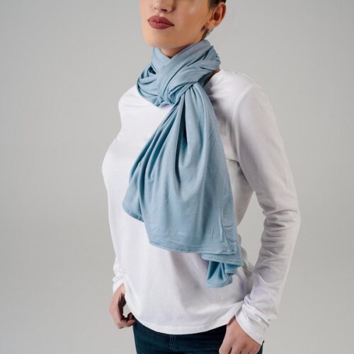 Blue Jersey scarf