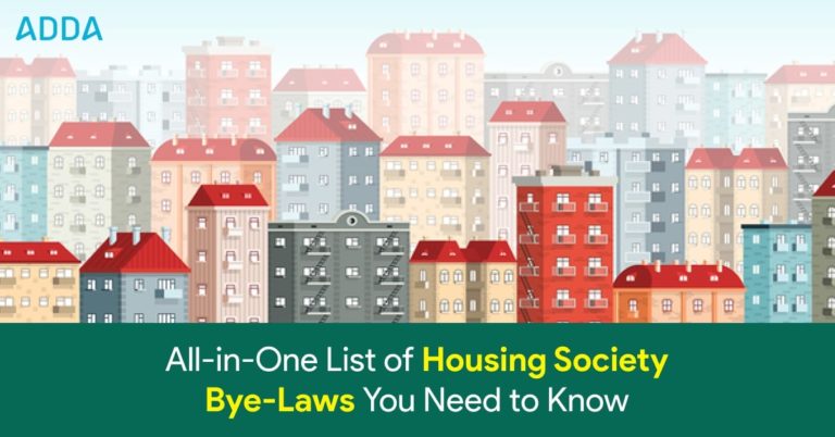 Housing society rules