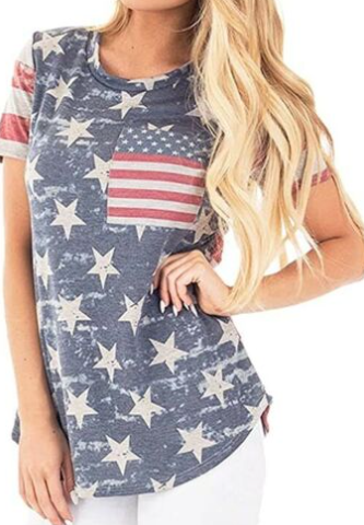 Show Your Patriotic Side With These Stylish American Flag Shirts