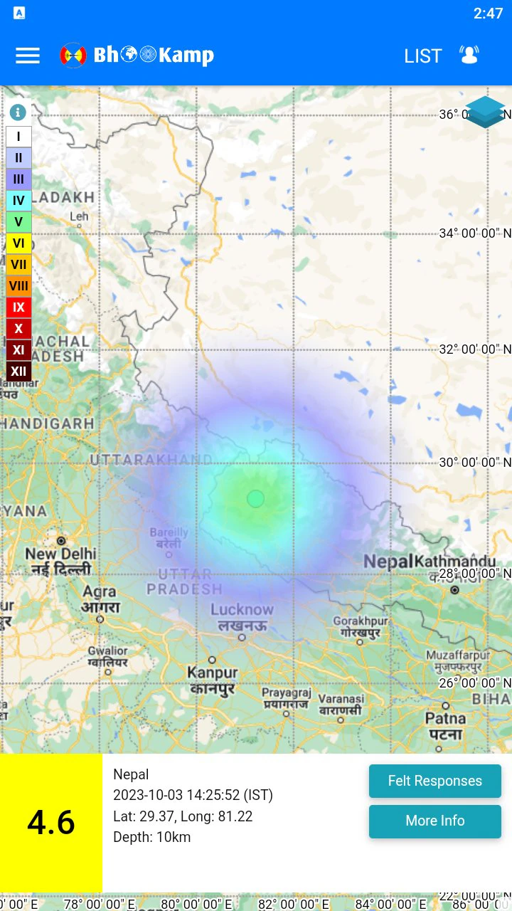 6.2 magnitude earthquake